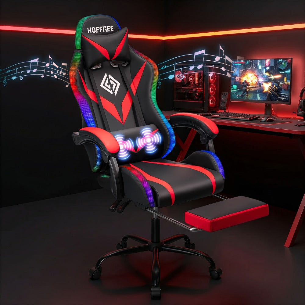 Gaming Chair with High Back, Reclining Computer Chair for Home Office detail image