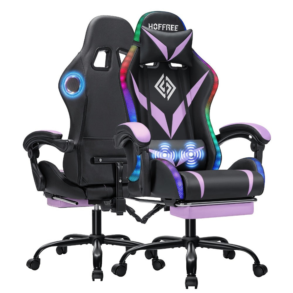 Gaming Chair with High Back, Reclining Computer Chair for Home Office detail image - detail view 3