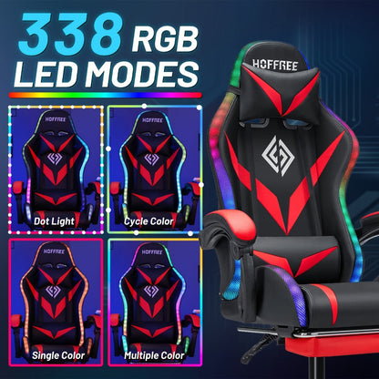 Gaming Chair with High Back, Reclining Computer Chair for Home Office detail image - detail view 7