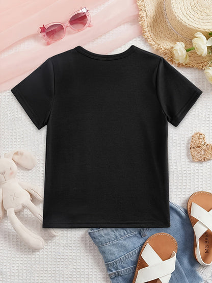 Girls' Bow Detail T-Shirt - Short Sleeve product image