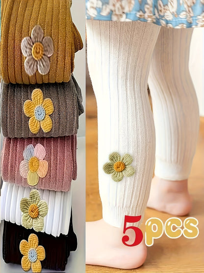 Girls' Mixed Color(5pcs) Polyester Leggings - product view 9