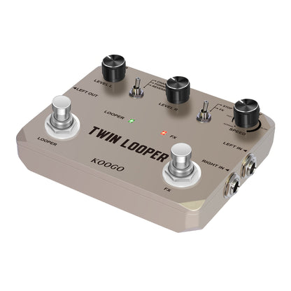 Guitar Effects Pedal shown in the Looper pedal option