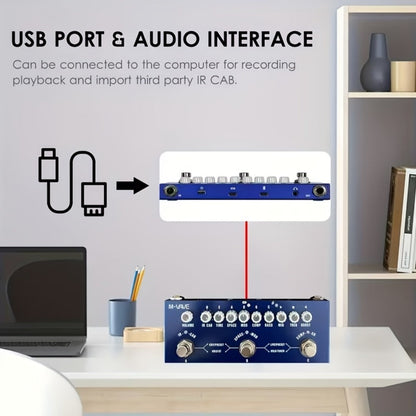 Guitar Multi-Effects Processor, Wireless, USB, M-VAVE for Guitar Or Bass Tone Shaping detail image - detail view 11