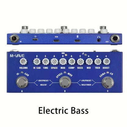 Guitar Multi-Effects Processor, Wireless, USB, M-VAVE for Guitar Or Bass Tone Shaping detail image - detail view 5
