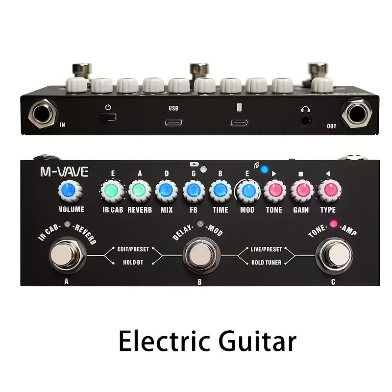 Guitar Multi-Effects Processor shown in the Suitable for electric guitars option
