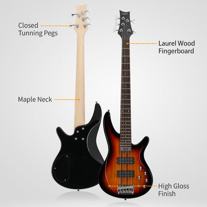 Guitar Replacement Part, 45mm, Adjustable, Electric, Bass, 44-Inch for Guitar Repair detail image - detail view 6