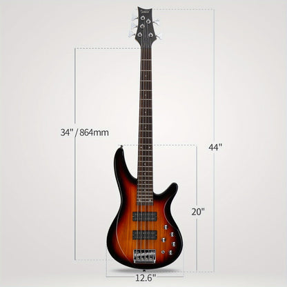 Guitar Replacement Part, 45mm, Adjustable, Electric, Bass, 44-Inch for Guitar Repair detail image - detail view 9