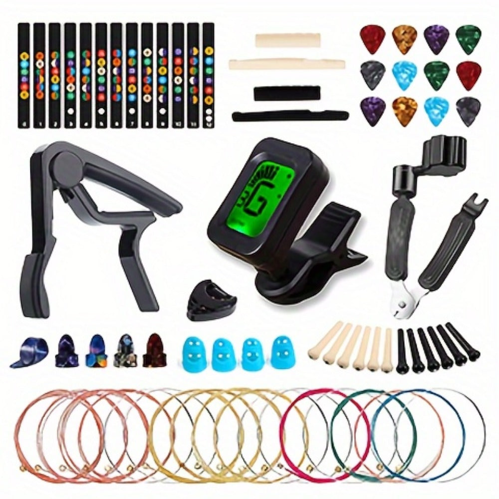 Guitar Replacement Part, 60pcs, 6pcs, Acoustic, Accessories for Guitar Repair detail image - detail view 12