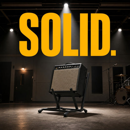Guitar Stand, Foldable, Amp, Heavy, Duty for Holding And Displaying Guitars detail image - detail view 9