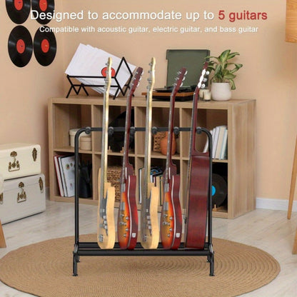 Guitar Stand, Holds, Guitars, Sturdy for Holding And Displaying Guitars detail image - detail view 12
