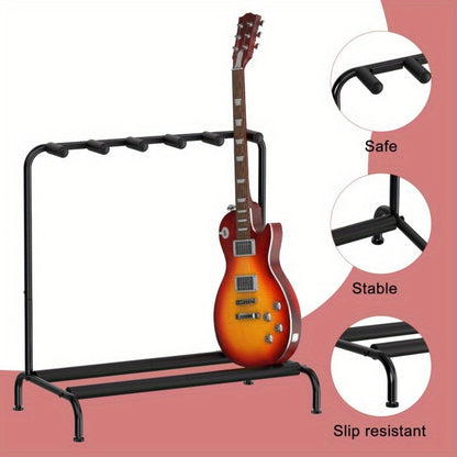 Guitar Stand, Holds, Guitars, Sturdy for Holding And Displaying Guitars detail image - detail view 14