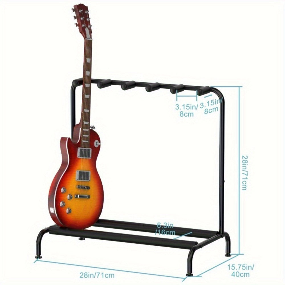 Guitar Stand, Holds, Guitars, Sturdy for Holding And Displaying Guitars detail image - detail view 3