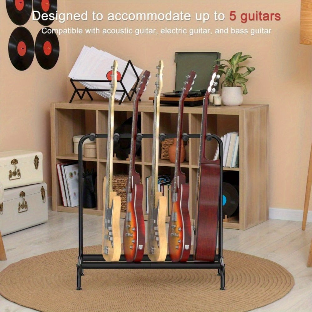 Guitar Stand, Holds, Guitars, Sturdy for Holding And Displaying Guitars detail image - detail view 4