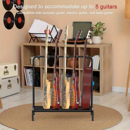 Guitar Stand, Holds, Guitars, Sturdy for Holding And Displaying Guitars detail image - detail view 4
