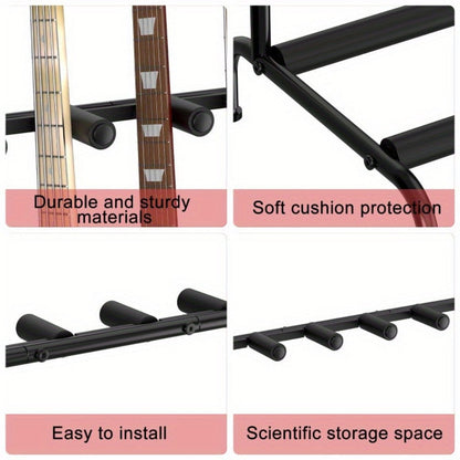Guitar Stand, Holds, Guitars, Sturdy for Holding And Displaying Guitars detail image - detail view 6