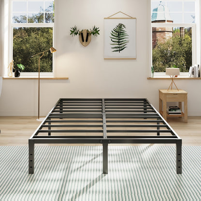 Heavy-Duty Metal Bed Frame with No Box Spring Needed for Bedroom detail image - detail view 11