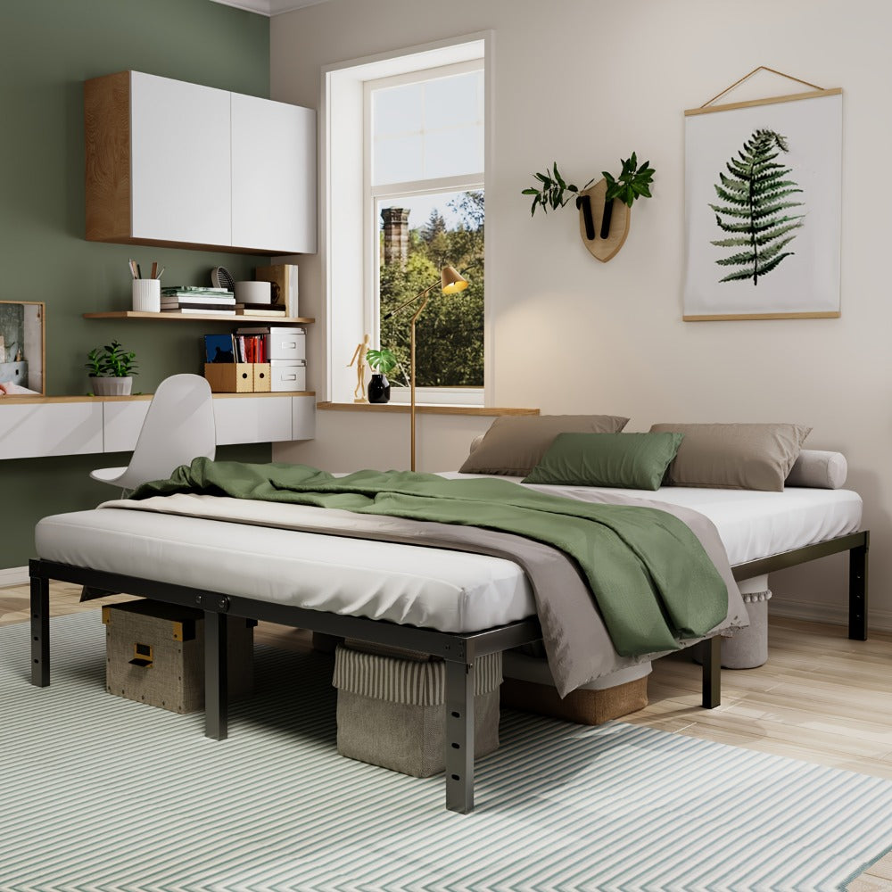 Heavy-Duty Metal Bed Frame with No Box Spring Needed for Bedroom detail image - detail view 27