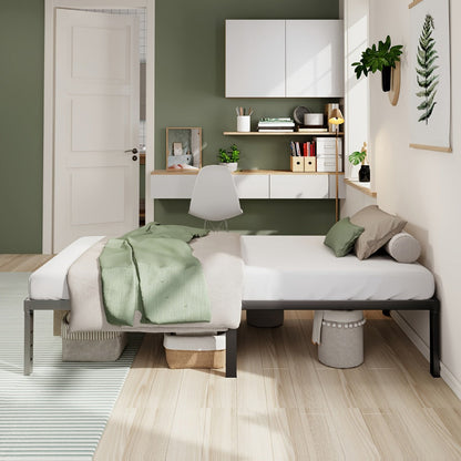 Heavy-Duty Metal Bed Frame with No Box Spring Needed for Bedroom detail image - detail view 8
