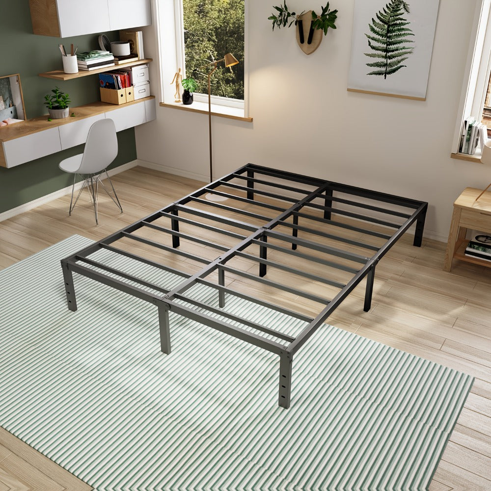 Heavy-Duty Metal Bed Frame with No Box Spring Needed for Bedroom detail image - detail view 9