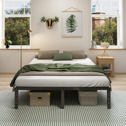 Bed Frame, Heavy Duty Metal with Under-Bed Storage - Tool-Free Assembly, No Box Spring shown in the main product view