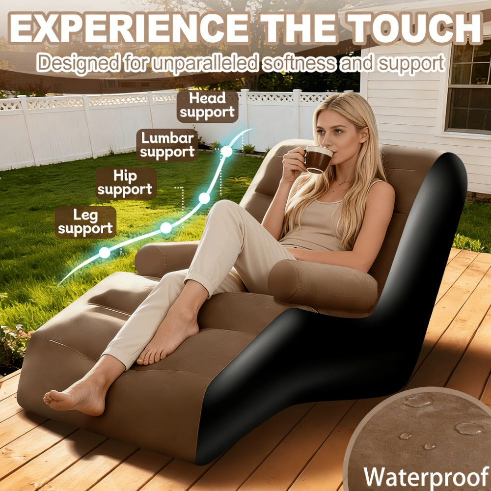 Inflatable Furniture with Armrests and Waterproof Protection for Living Room detail image - detail view 10