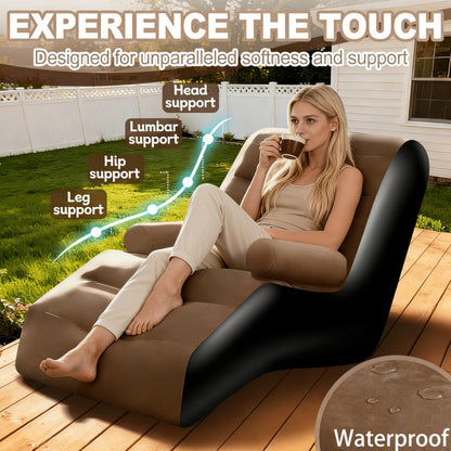 Inflatable Furniture with Armrests and Waterproof Protection for Living Room detail image - detail view 10