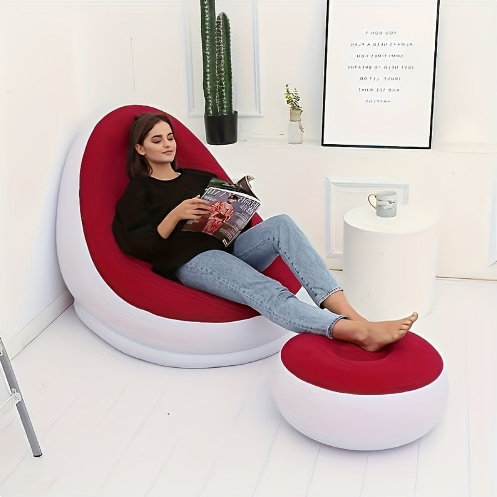 Inflatable Sofa with Tool-Free Assembly and Multiple Color Options detail image - detail view 11