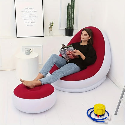 Inflatable Sofa with Tool-Free Assembly and Multiple Color Options detail image - detail view 3