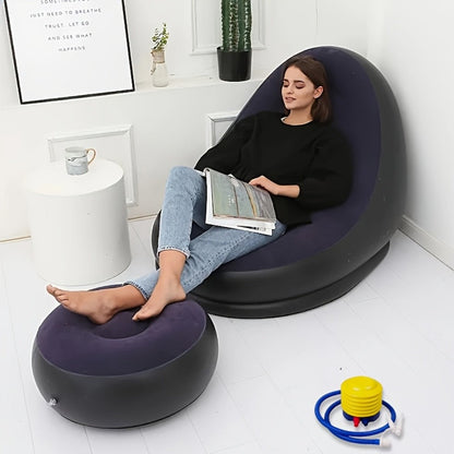 Inflatable Sofa with Tool-Free Assembly and Multiple Color Options detail image - detail view 5