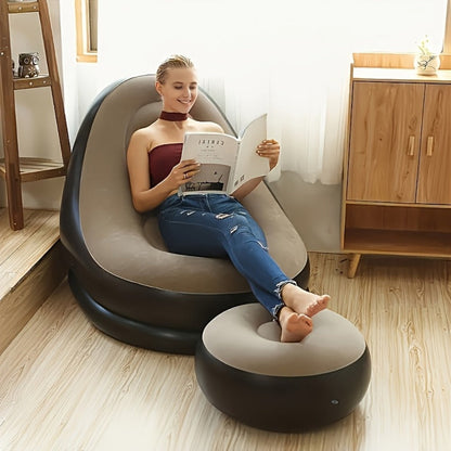 Inflatable Sofa with Tool-Free Assembly and Multiple Color Options detail image - detail view 7