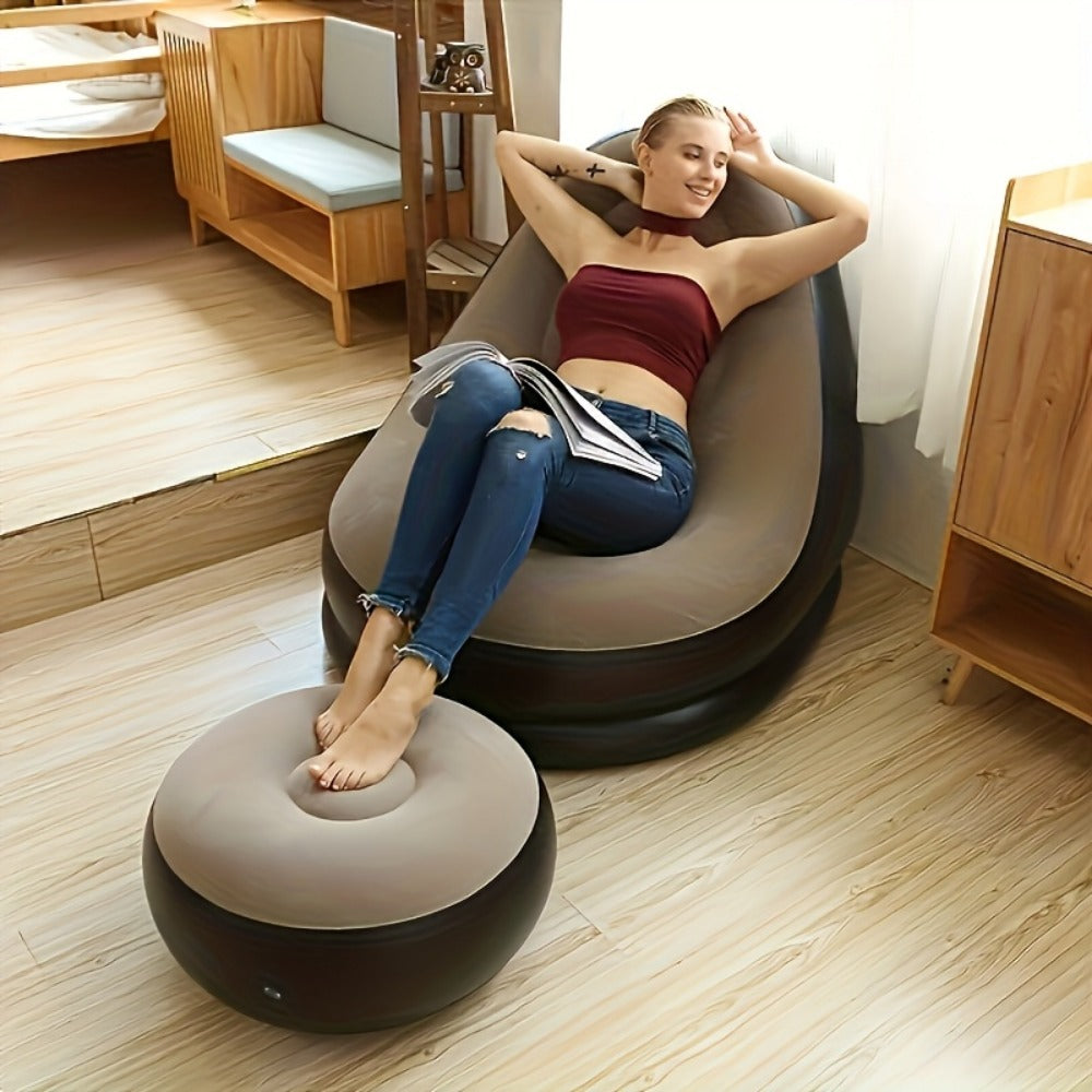 Inflatable Sofa with Tool-Free Assembly and Multiple Color Options detail image - detail view 8