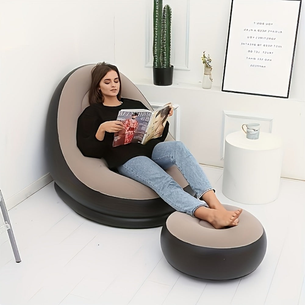 Inflatable Sofa with Tool-Free Assembly and Multiple Color Options detail image - detail view 9