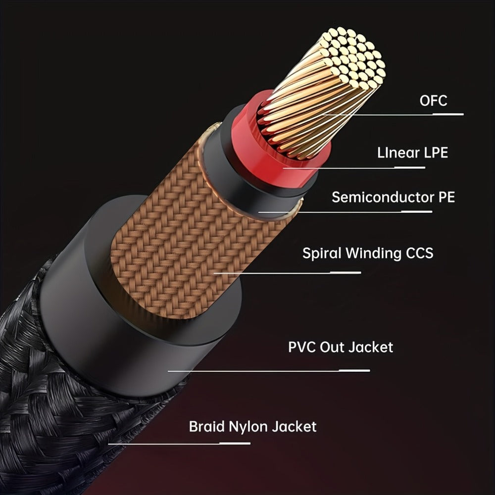 Instrument Cable, 10 Feet, 20 Feet, Premium, Electric, Guitar for Connecting Instruments detail image - detail view 9