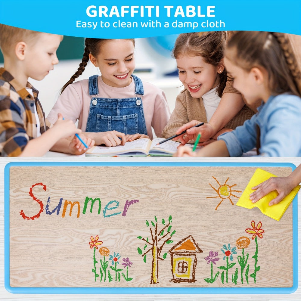 Kids Activity Table Set with Adjustable Height for Kids' Room detail image - detail view 6