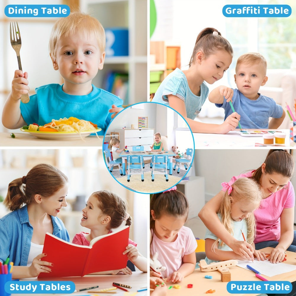 Kids Activity Table Set with Adjustable Height for Kids' Room detail image - detail view 8