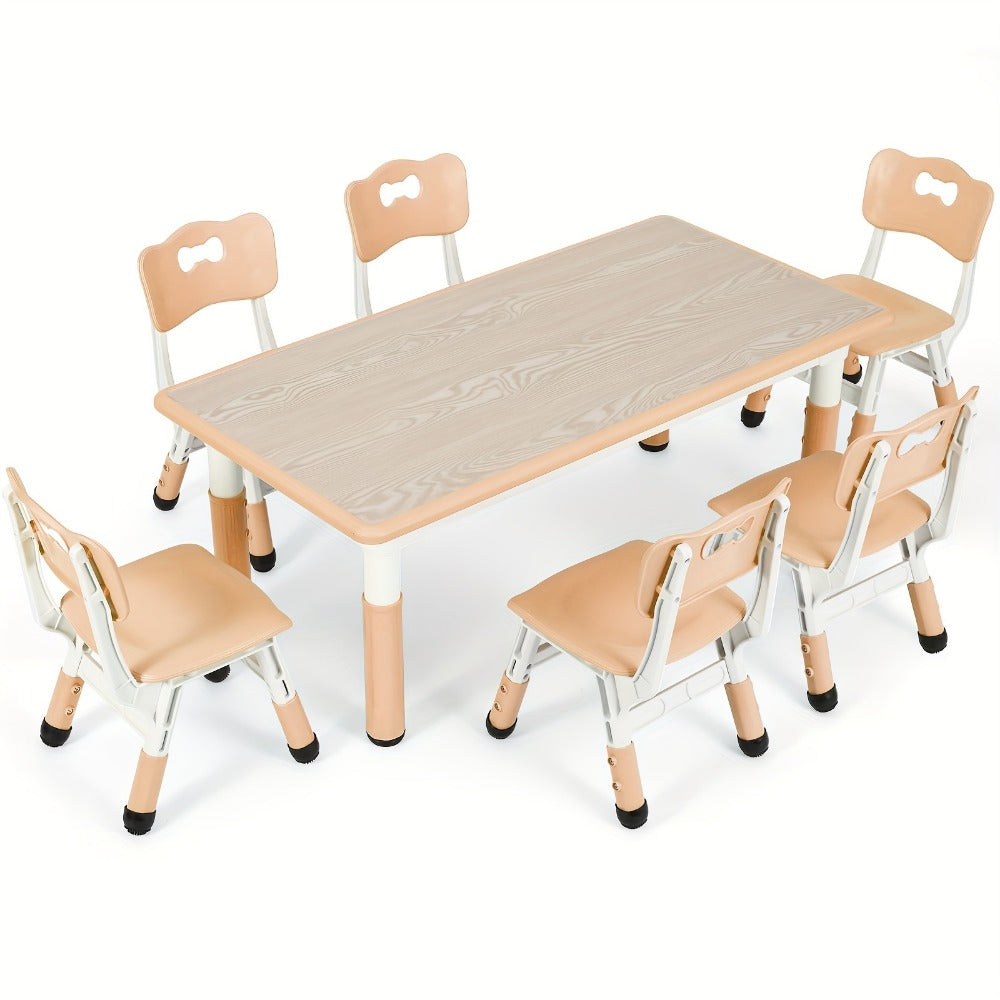 Kids Activity Table Set with Adjustable Height for Kids' Room detail image - detail view 9