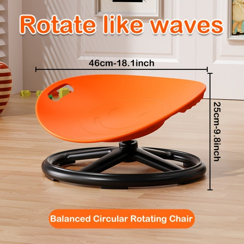 Kids Balance Stool with 360° Swivel for Comfortable Everyday Seating in Kids' Room detail image - detail view 3