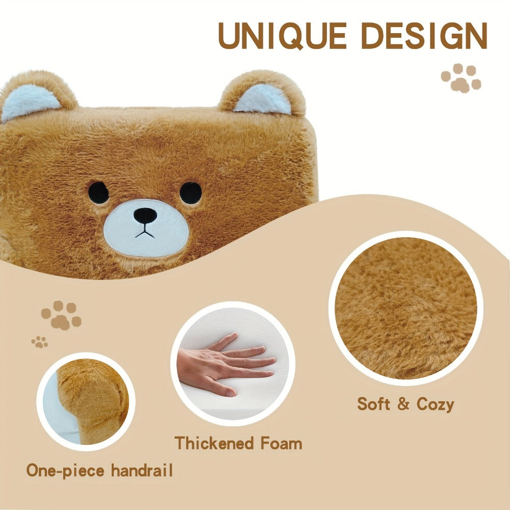 Kids Convertible Sofa Chair with Washable Cover, Kids Flip-Out Chair detail image - detail view 15