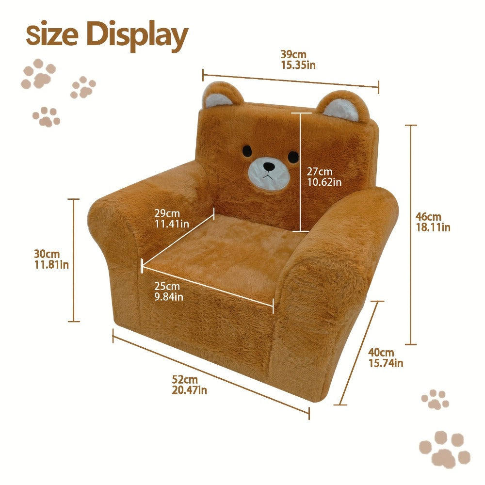 Kids Convertible Sofa Chair with Washable Cover, Kids Flip-Out Chair detail image - detail view 18