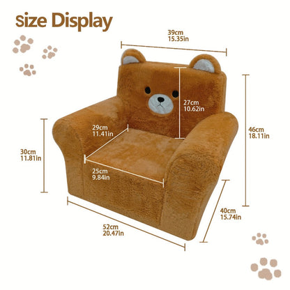 Kids Convertible Sofa Chair with Washable Cover, Kids Flip-Out Chair detail image - detail view 18