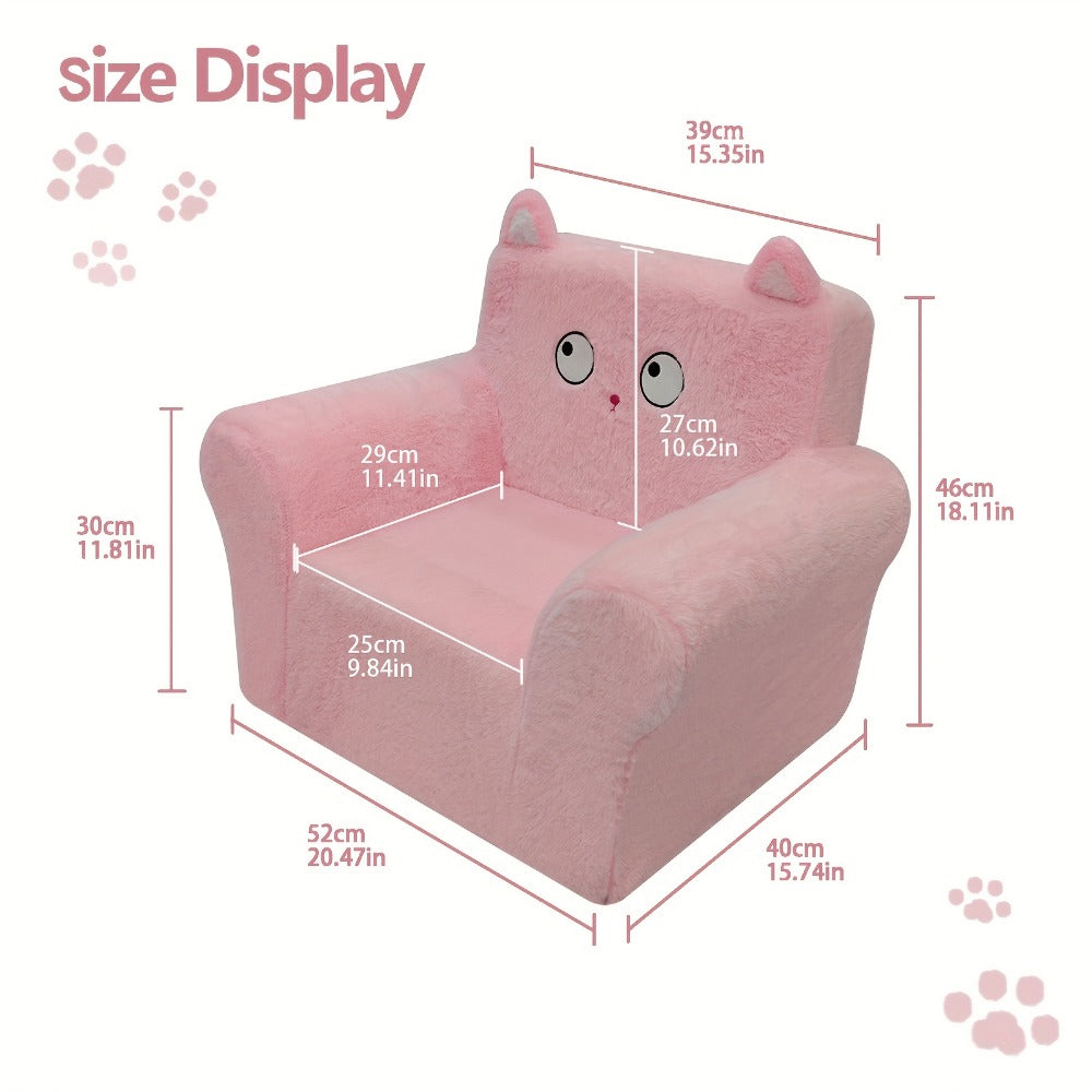 Kids Convertible Sofa Chair with Washable Cover, Kids Flip-Out Chair detail image - detail view 19