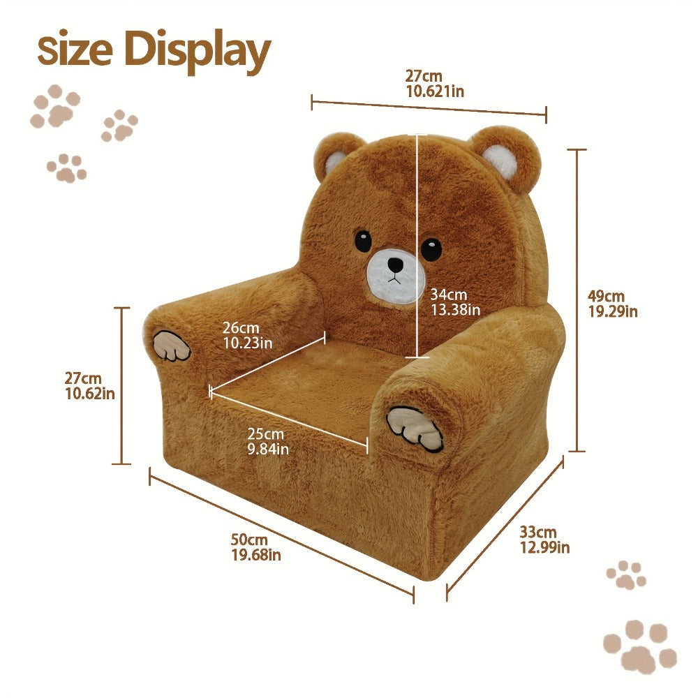 Kids Convertible Sofa Chair with Washable Cover, Kids Flip-Out Chair detail image - detail view 20