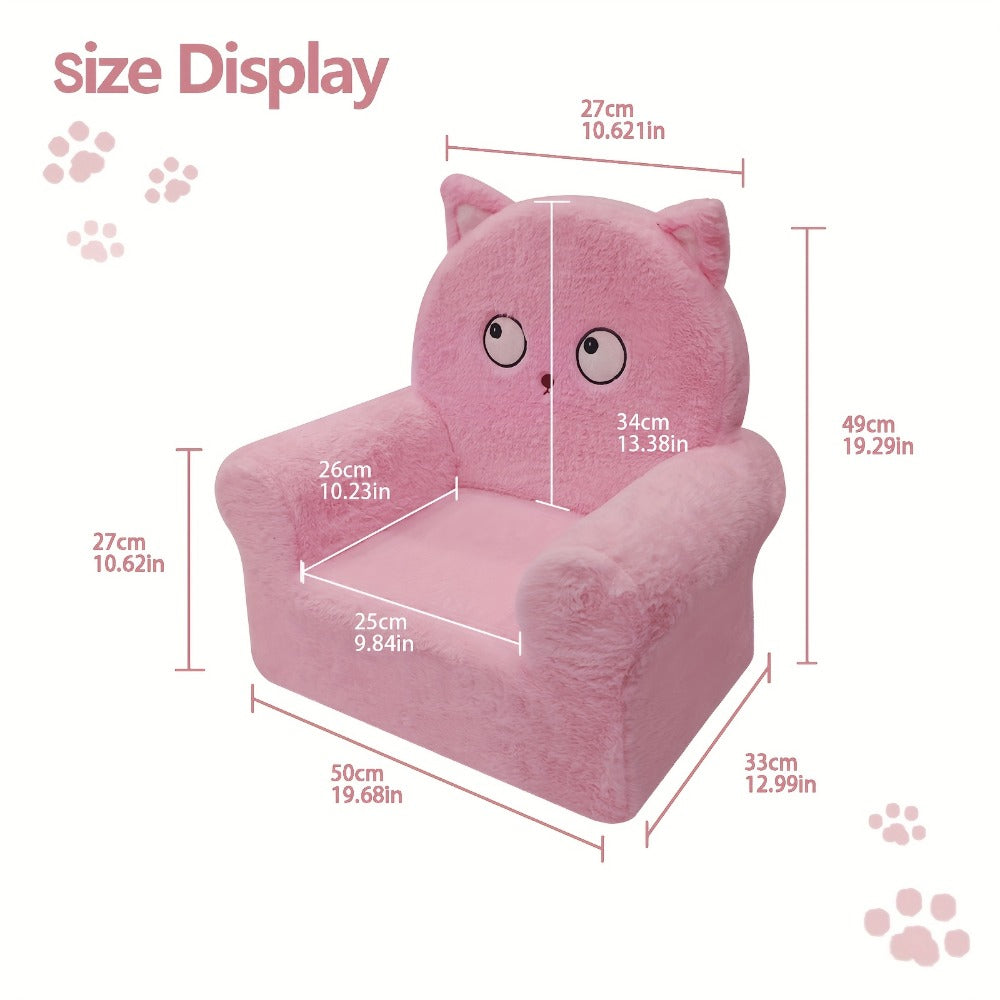Kids Convertible Sofa Chair with Washable Cover, Kids Flip-Out Chair detail image - detail view 21