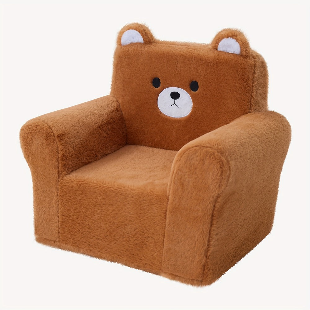 Kids Convertible Sofa Chair with Washable Cover, Kids Flip-Out Chair detail image - detail view 3