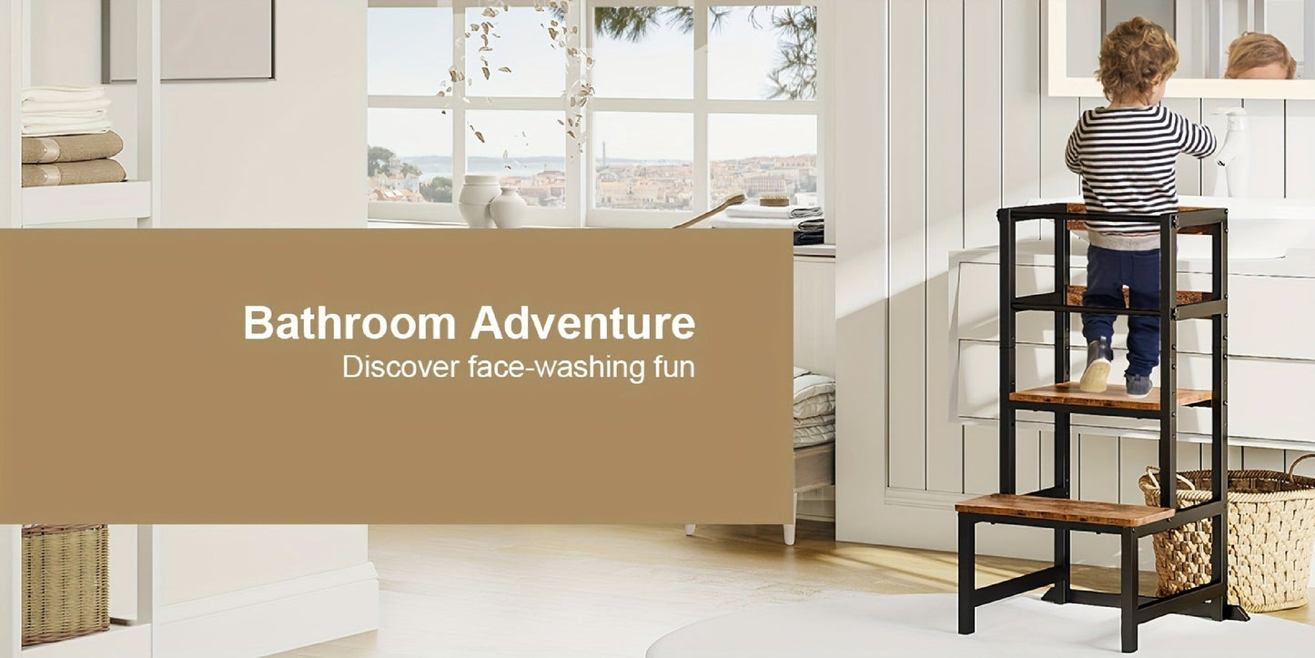 Kids Learning Tower with Adjustable Height for Practical Everyday Home Use in Kids' Room detail image - detail view 11