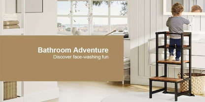 Kids Learning Tower with Adjustable Height for Practical Everyday Home Use in Kids' Room detail image - detail view 11