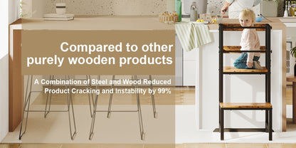 Kids Learning Tower with Adjustable Height for Practical Everyday Home Use in Kids' Room detail image - detail view 15
