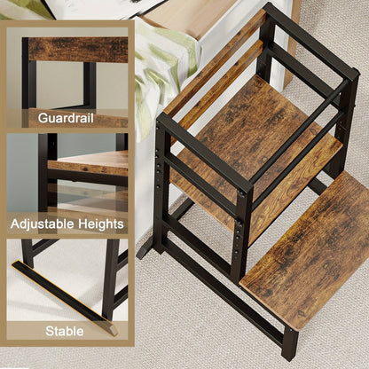 Kids Learning Tower with Adjustable Height for Practical Everyday Home Use in Kids' Room detail image