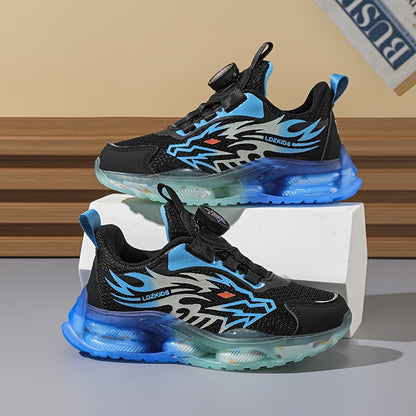 Girls' black created-sapphire Mesh Shoes - product view 3