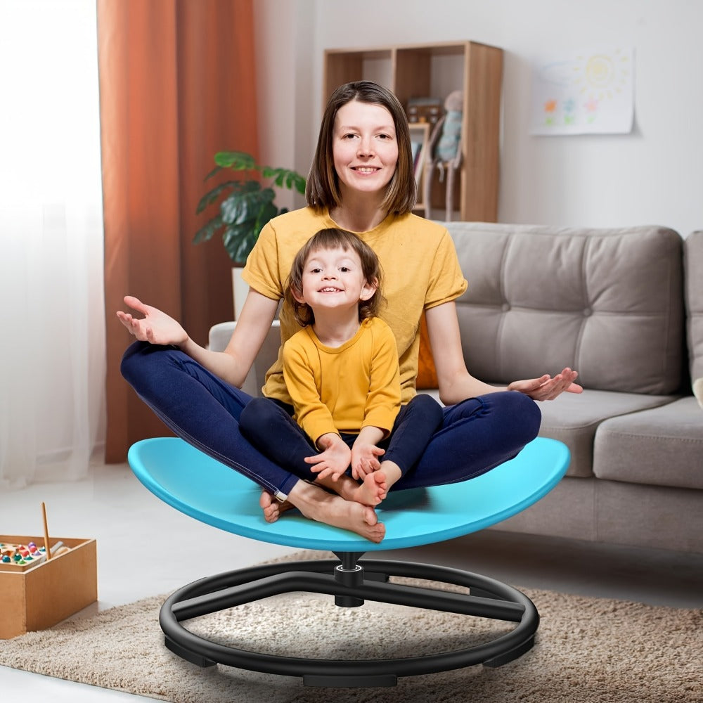 Kids Sensory Swivel Chair with Non-Slip Base and Tool-Free Assembly detail image - detail view 8